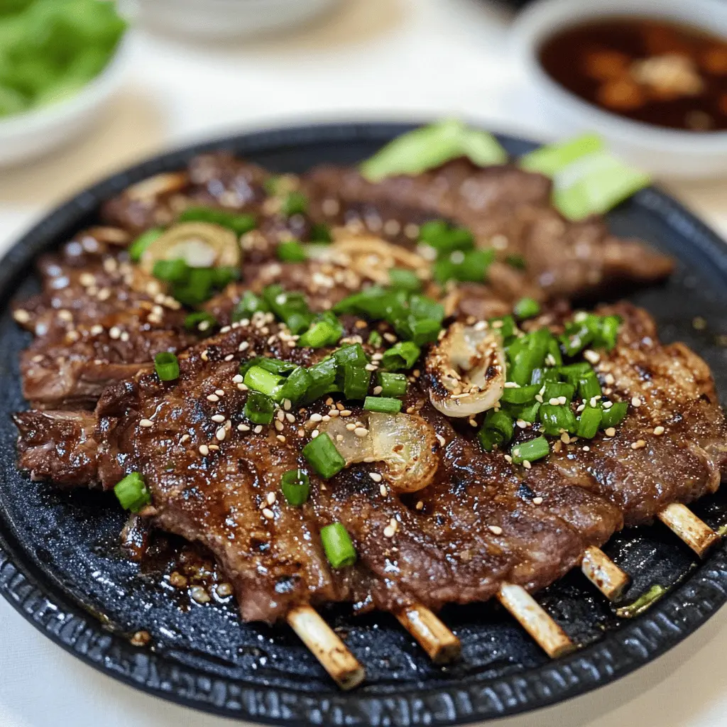 Get ready to fire up the grill with these mouthwatering Grilled Korean Short Ribs! Packed with rich flavors from the marinade, these tender ribs are perfect for summer barbecues or a cozy dinner. Impress your friends and family with this easy recipe that celebrates delicious Korean cuisine. Don’t forget to save this pin for your next gathering!