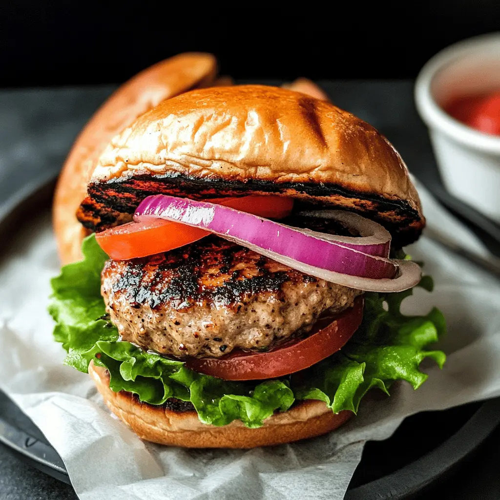 Looking for a delicious and healthy meal? These juicy grilled turkey burgers are packed with flavor and make the perfect option for summer BBQs or a quick dinner! With lean ground turkey, fresh herbs, and a tangy sauce, you'll enjoy a satisfying bite without the guilt. Save this recipe to impress your family and friends at your next gathering!