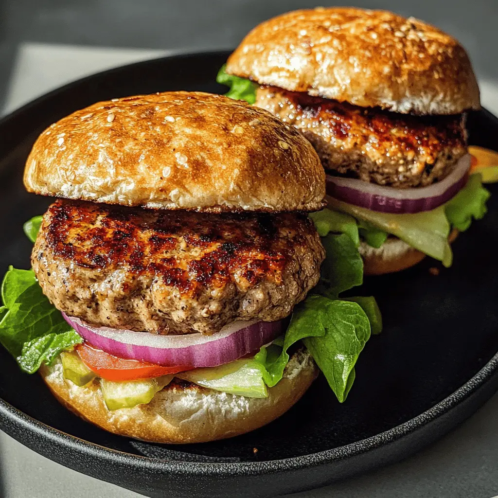 Get ready for a delicious twist on your classic burger! These turkey burgers are packed with flavor, lean protein, and are perfect for grilling season. Made with ground turkey, fresh herbs, and spices, they’re a healthier option without sacrificing taste. Save this recipe for your next BBQ or family dinner and enjoy juicy, homemade turkey burgers that everyone will love!