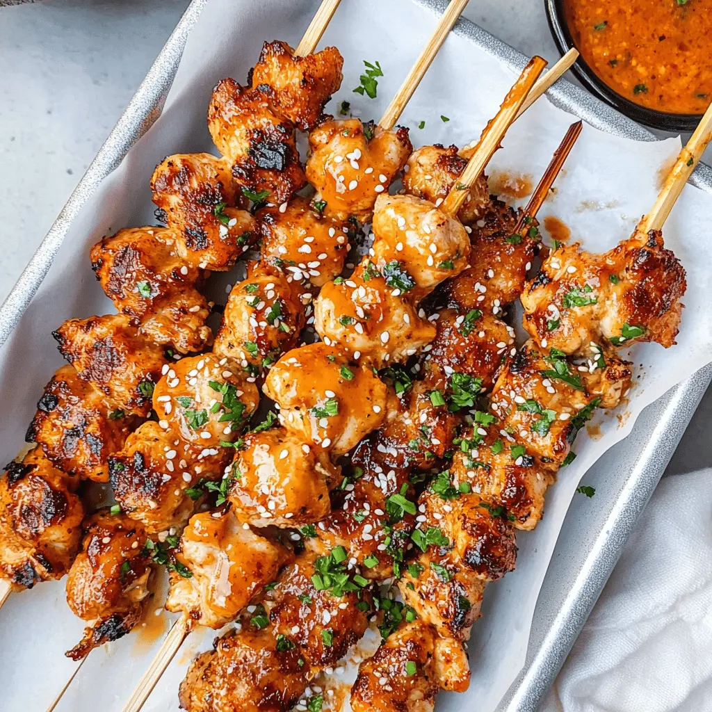 Turn up the flavor with these Bang Bang Chicken Skewers! Juicy chicken is grilled to perfection and tossed in a creamy, spicy sauce that packs a punch. Perfect for summer barbecues, game day, or a fun weeknight dinner. Save this pin to try these delicious skewers that combine bold flavors and easy preparation. You won't want to miss it!