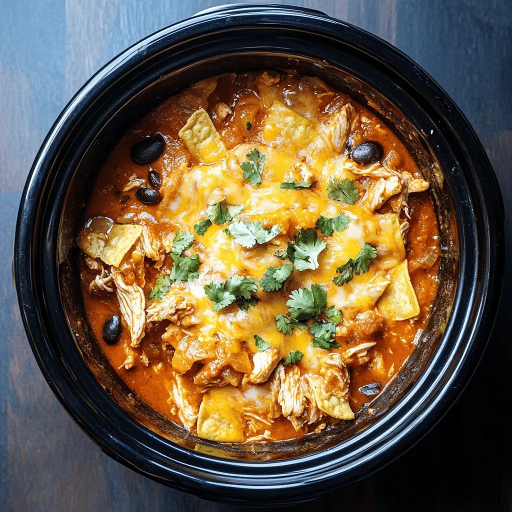 Get ready for an easy and flavorful Chicken Enchilada Crock Pot Meal that the whole family will love! This recipe features tender chicken simmered in a zesty sauce with black beans, corn, and enchilada seasoning. Perfect for busy weeknights or gatherings, just set it and forget it! Save this delicious dish to make anytime you crave comfort food. Your taste buds will thank you!