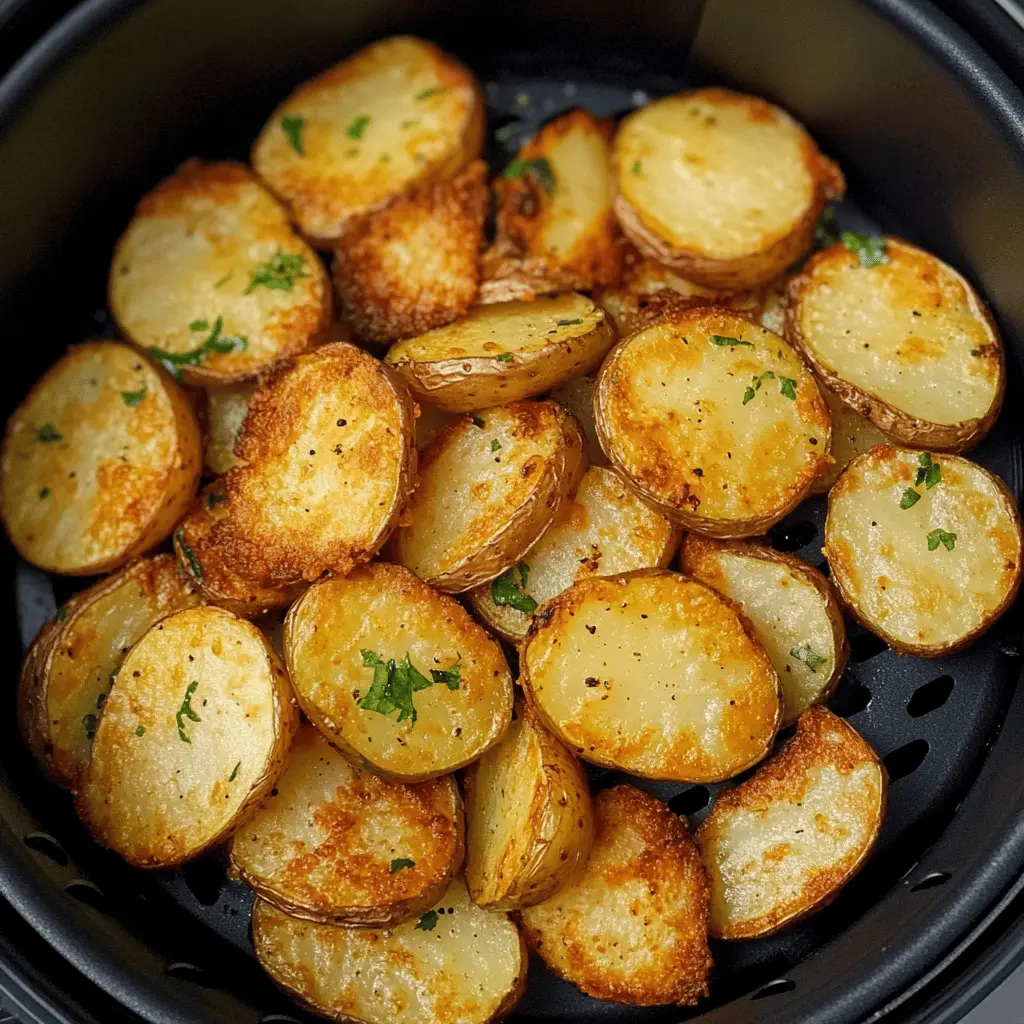 Get ready to enjoy crispy sliced potatoes made effortlessly in your air fryer! These golden delights are perfectly seasoned, with a crunchy exterior and fluffy inside that everyone will love. Ideal for appetizers, snacks, or as a side dish at family meals. Save this recipe to make the perfect crispy potatoes anytime!