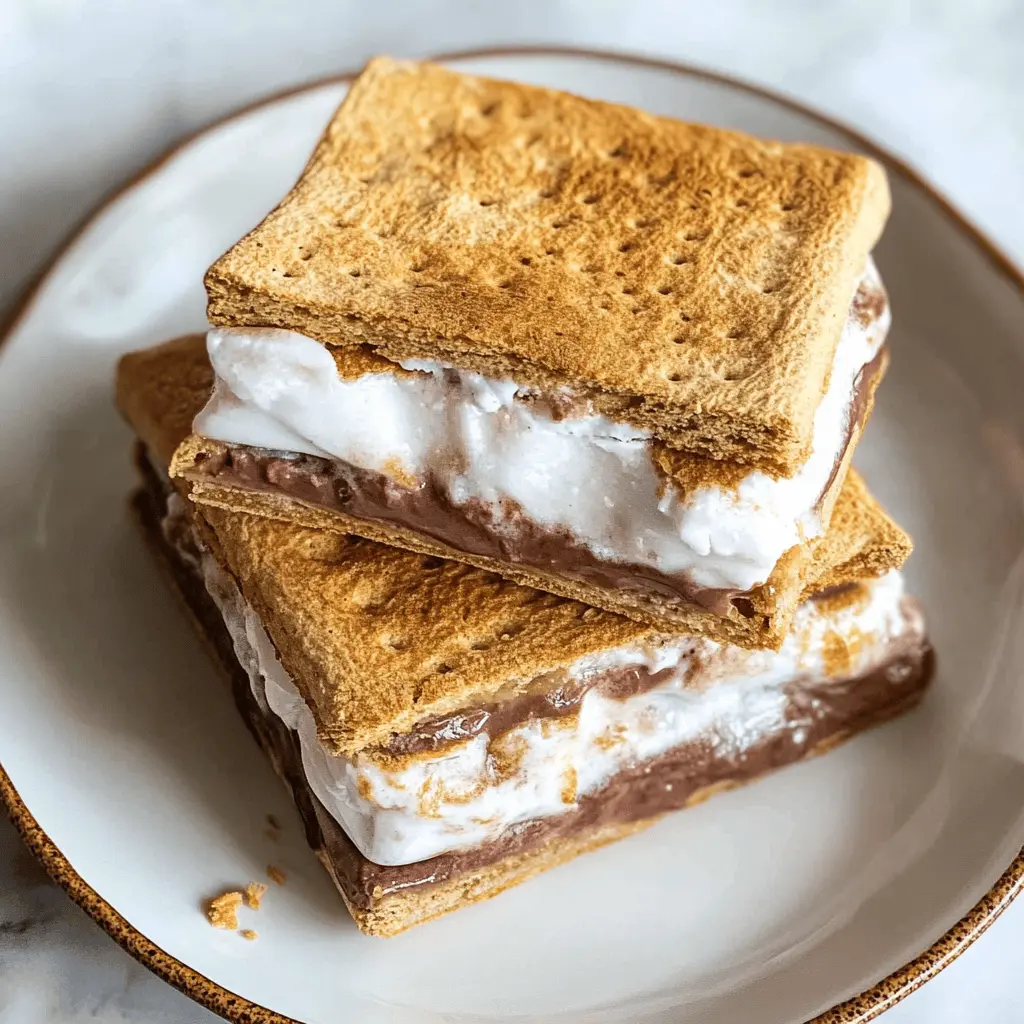 Cool down with this delightful Frozen S'mores recipe! Featuring layers of creamy chocolate ice cream, fluffy marshmallows, and crunchy graham crackers, it’s a perfect summer treat. Easy to make and incredibly tasty, these frozen bites will be a hit at your next gathering or movie night. Save this recipe and impress your friends with a sweet frozen twist!