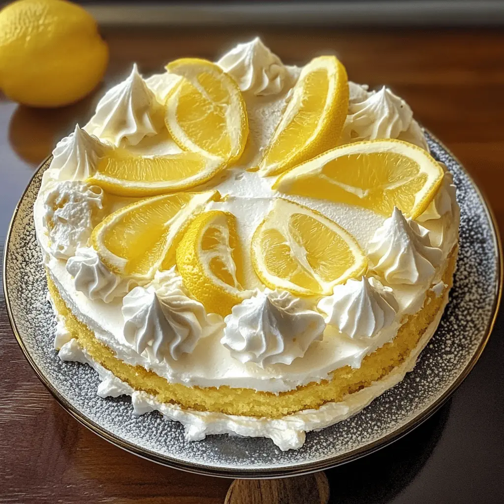 This Italian Lemon Cream Cake is a delightful treat bursting with zesty lemon flavor and creamy goodness. Perfect for celebrating special occasions or just enjoying a sweet moment, this cake is layered with fluffy lemon cream and a light sponge. Save this pin for an easy and refreshing dessert that will impress your family and friends!