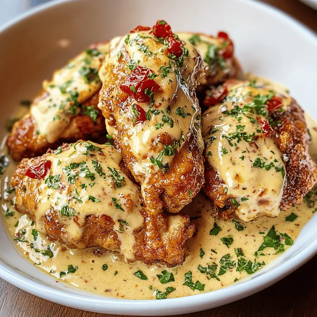 This Marry Me Chicken is a creamy, savory dish that promises to impress! Featuring juicy chicken breasts simmered in a rich sauce with sun-dried tomatoes and fresh herbs, it's perfect for date night or a special dinner. Save this recipe to bring romance to your table any night of the week!
