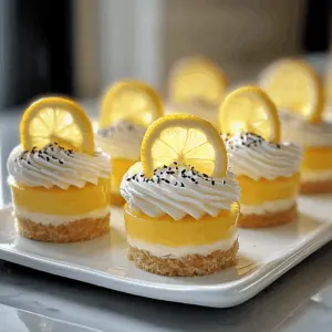 These Mini Lemon Cheesecakes are a delightful treat bursting with zesty flavor! With a creamy filling and a buttery crust, they're perfect for any occasion, from summer parties to cozy get-togethers. Easy to make and even easier to love, save this recipe for your next dessert craving! Your taste buds will thank you!