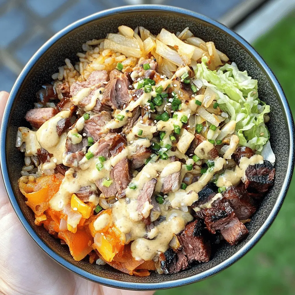 Get ready for a twist on a classic! This Reuben in a bowl combines all the delicious flavors of a traditional Reuben sandwich without the bread. Savory corned beef, tangy sauerkraut, and melty Swiss cheese come together in a hearty dish that’s perfect for busy weeknights. Save this recipe for a warming meal that satisfies your cravings!