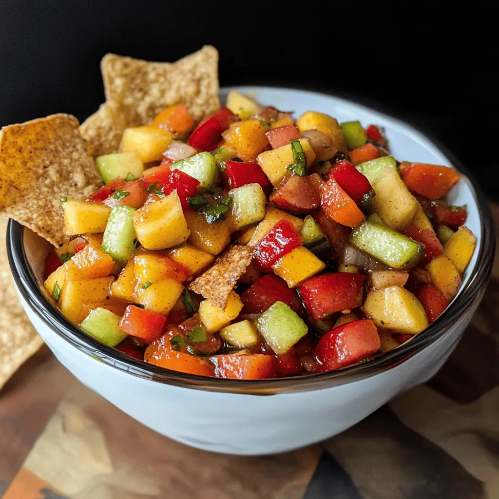 Easy Fruit Salsa With Cinnamon Chips Recipe