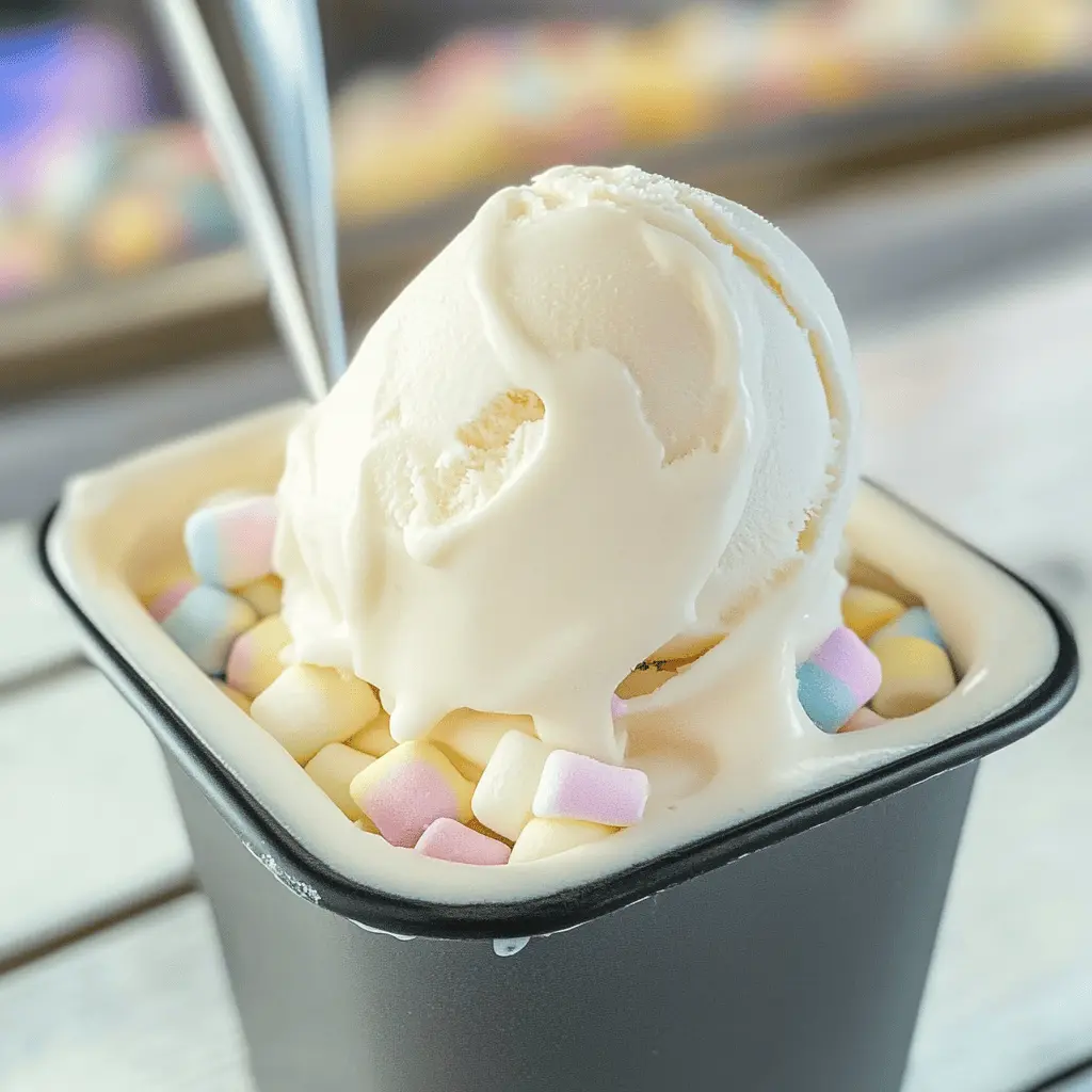 Easy Homemade Marshmallow Ice Cream Recipe