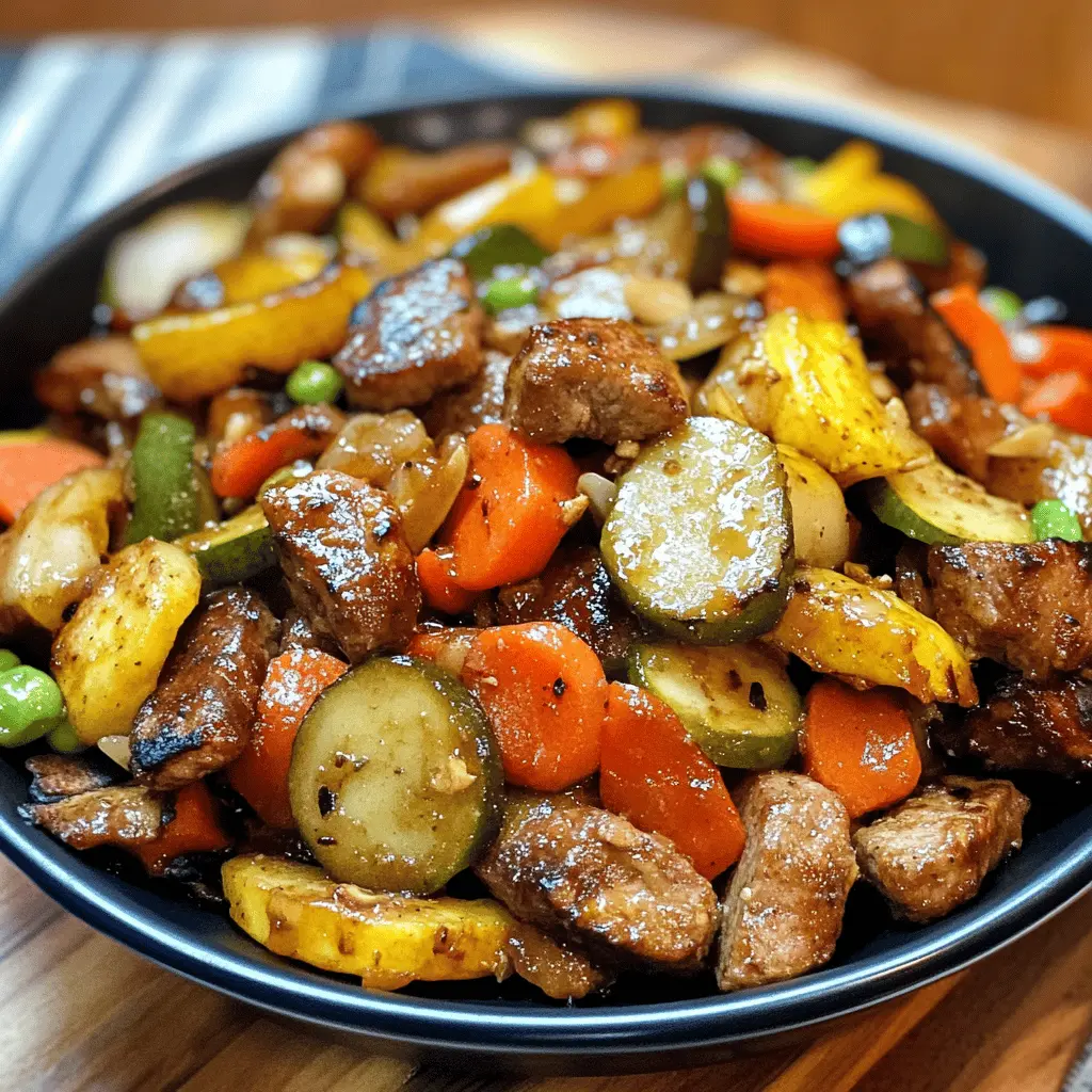 Easy Blackstone Cowboy Stir Fry Dinner