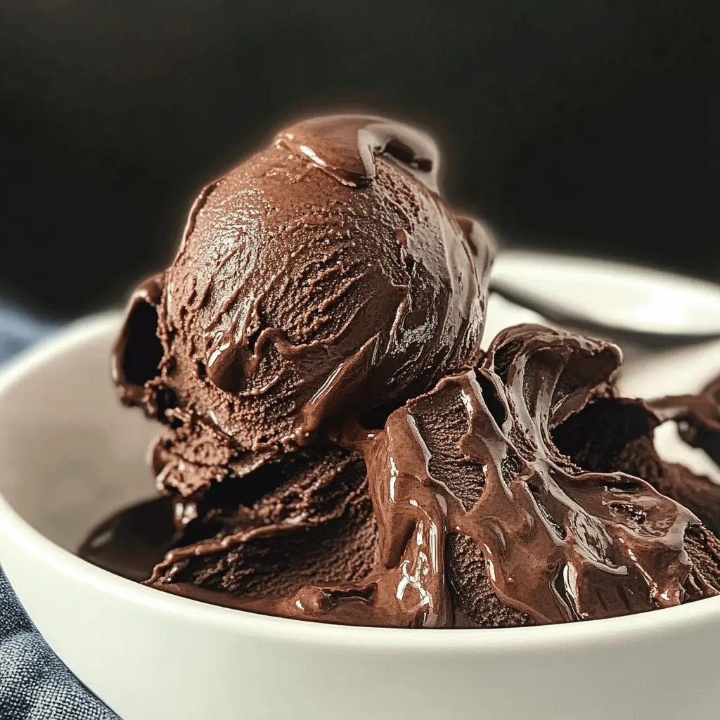 Easy Homemade Dark Chocolate Gelato Recipe