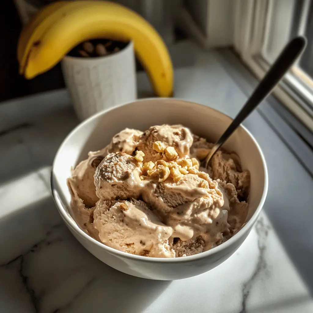 Healthy Cottage Cheese Peanut Butter Ice Cream Recipe