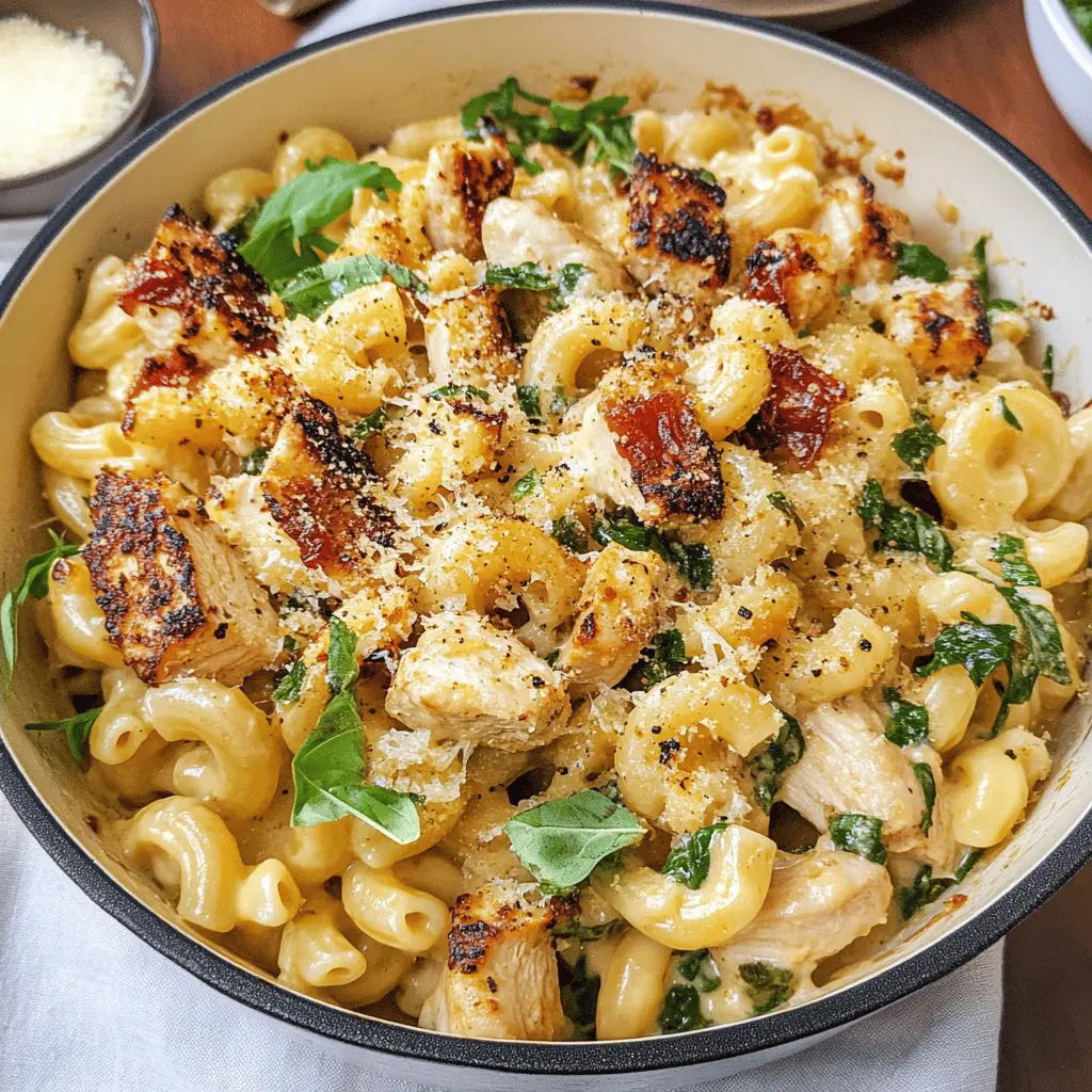 Easy Tuscan Chicken Mac and Cheese Recipe
