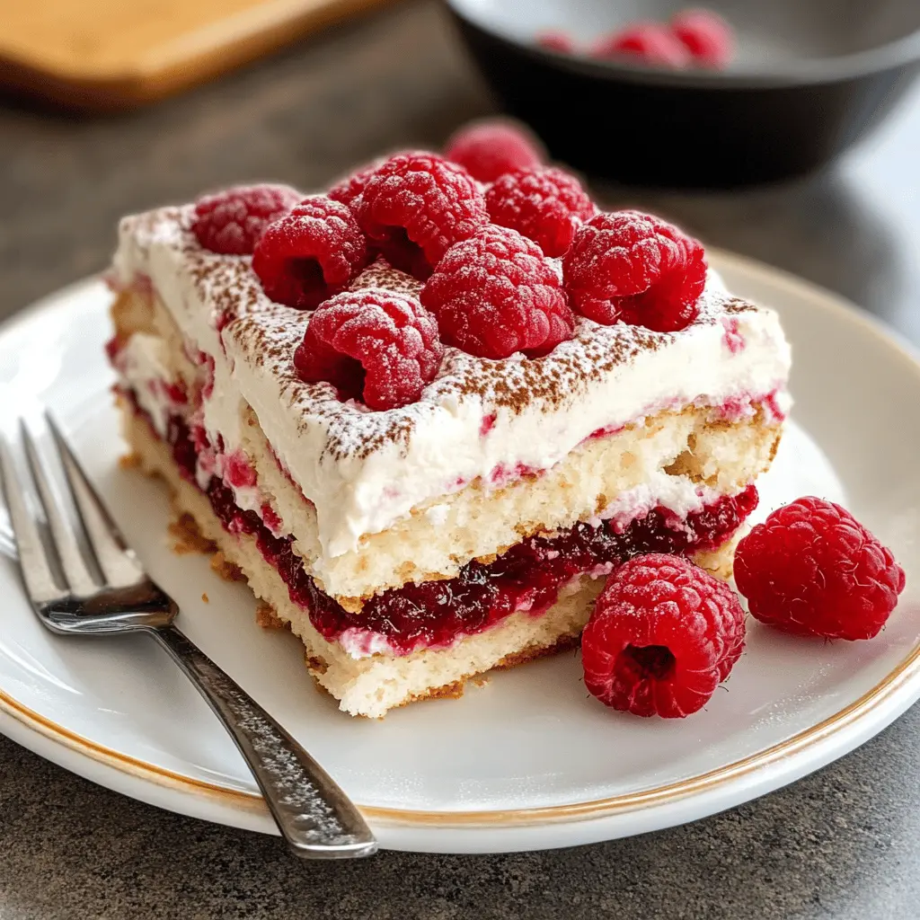Easy Fresh Raspberry Tiramisu Recipe