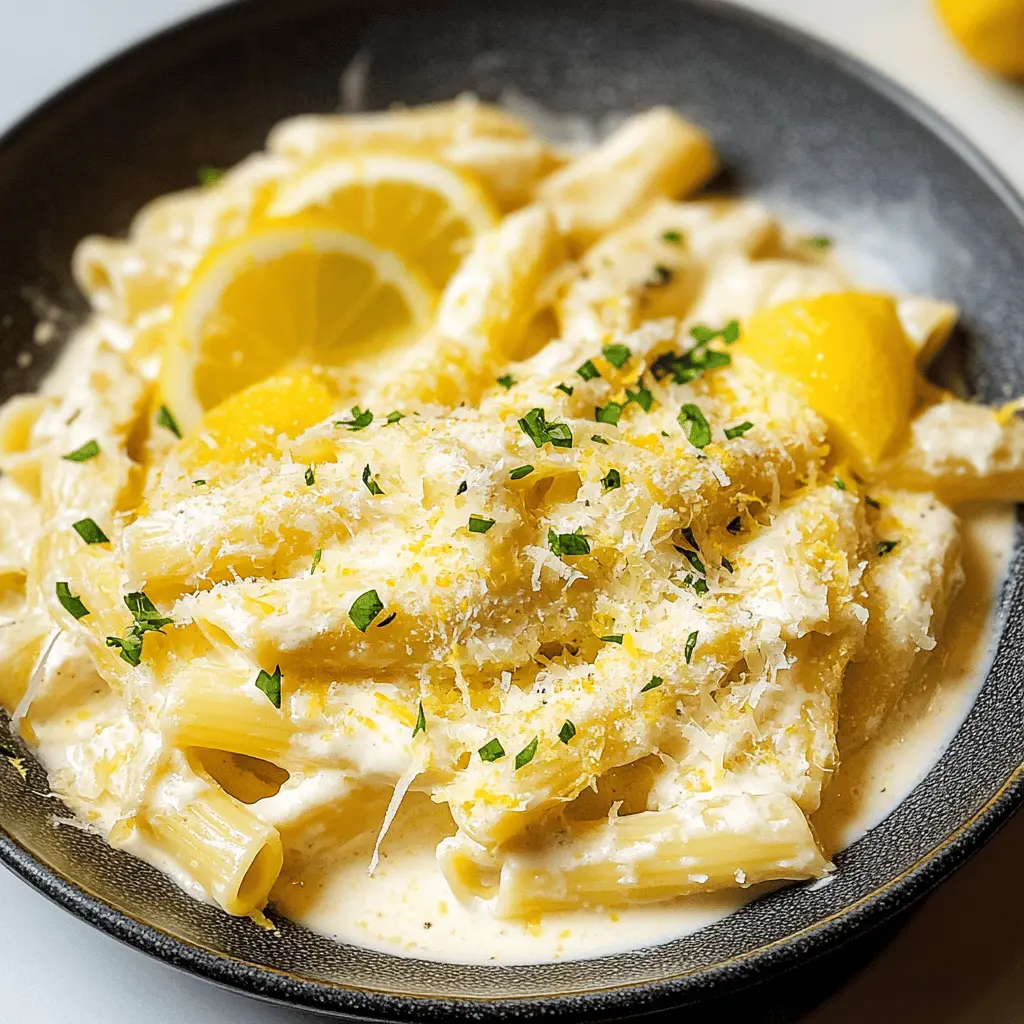 Easy Creamy Lemon Pasta Recipe