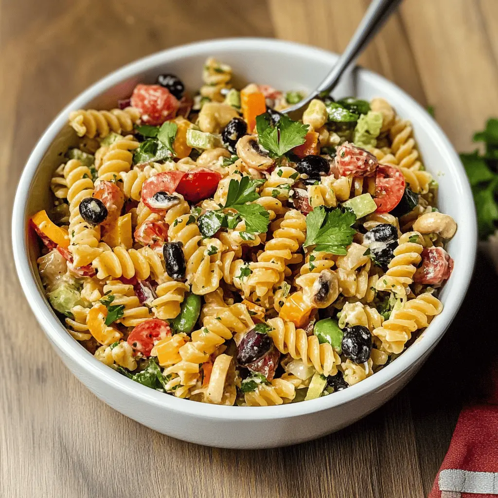 Easy High Protein Pasta Salad Recipe