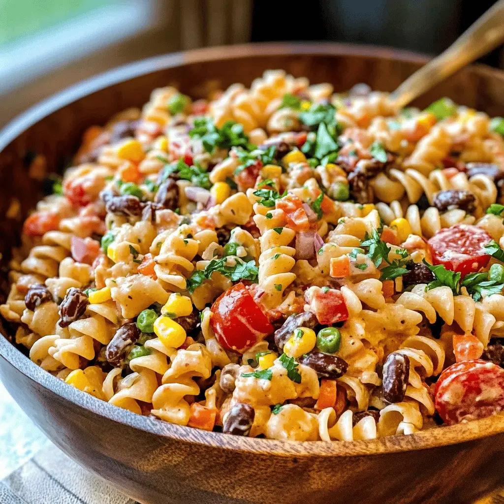 Easy Cowboy Pasta Salad Recipe