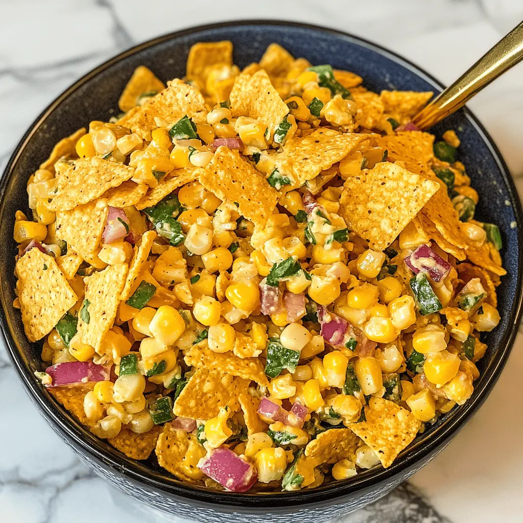Easy Frito Corn Salad Recipe with Creamy Dressing