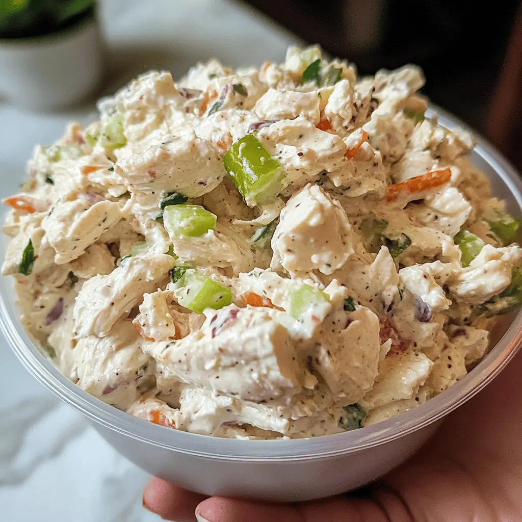 Easy Copycat Round Swamp Farm Chicken Salad Recipe