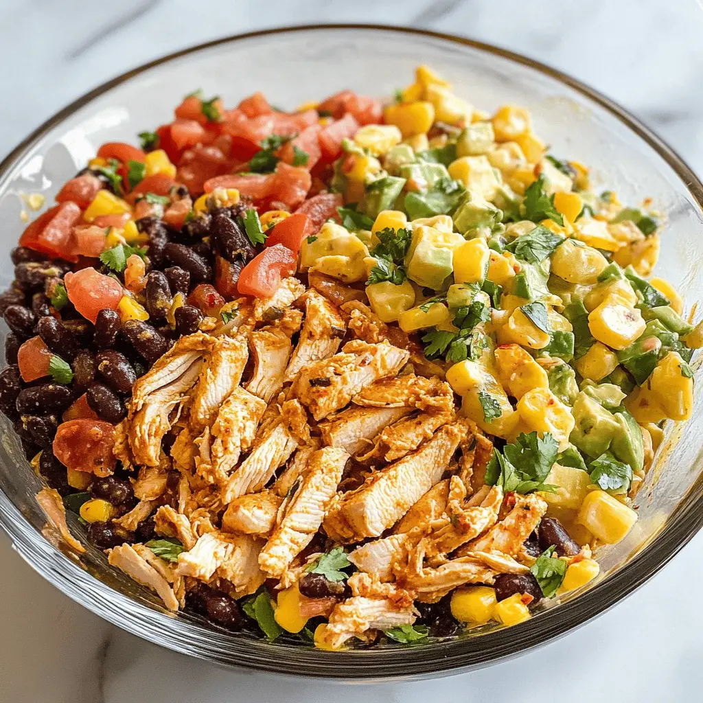 Easy Southwest Chicken Salad Recipe