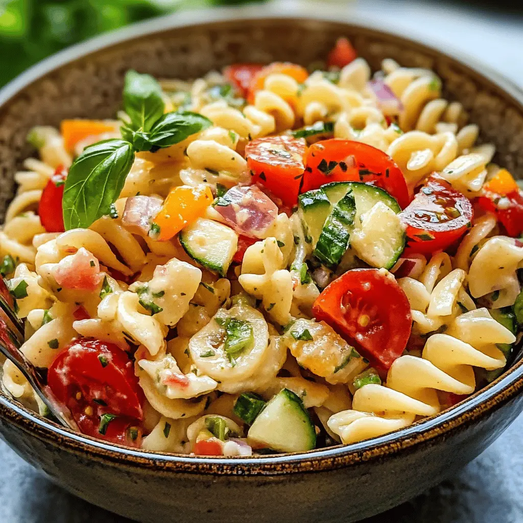 Easy Summer Pasta Salad Recipe