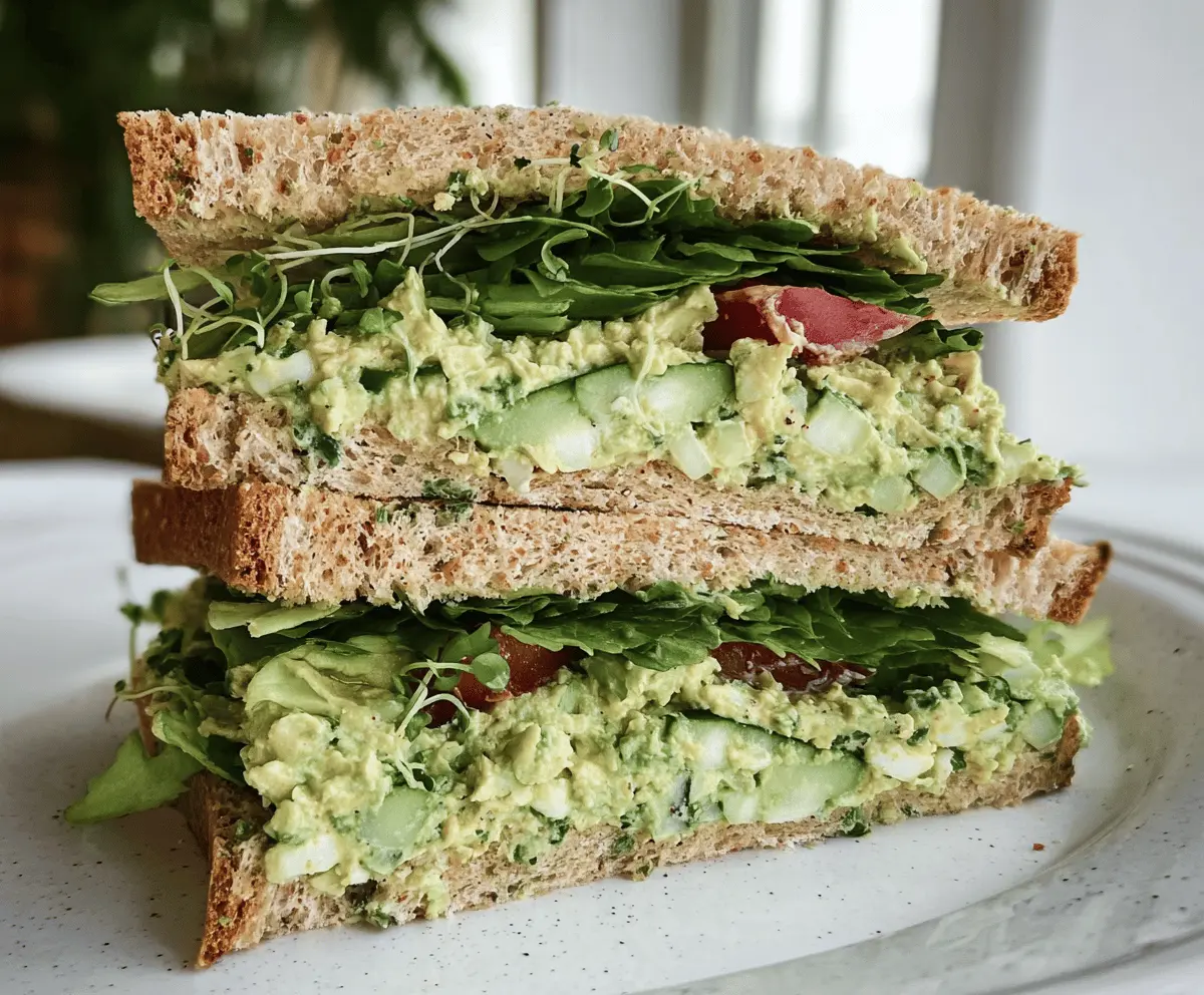 Easy Green Goddess Salad Sandwich Recipe