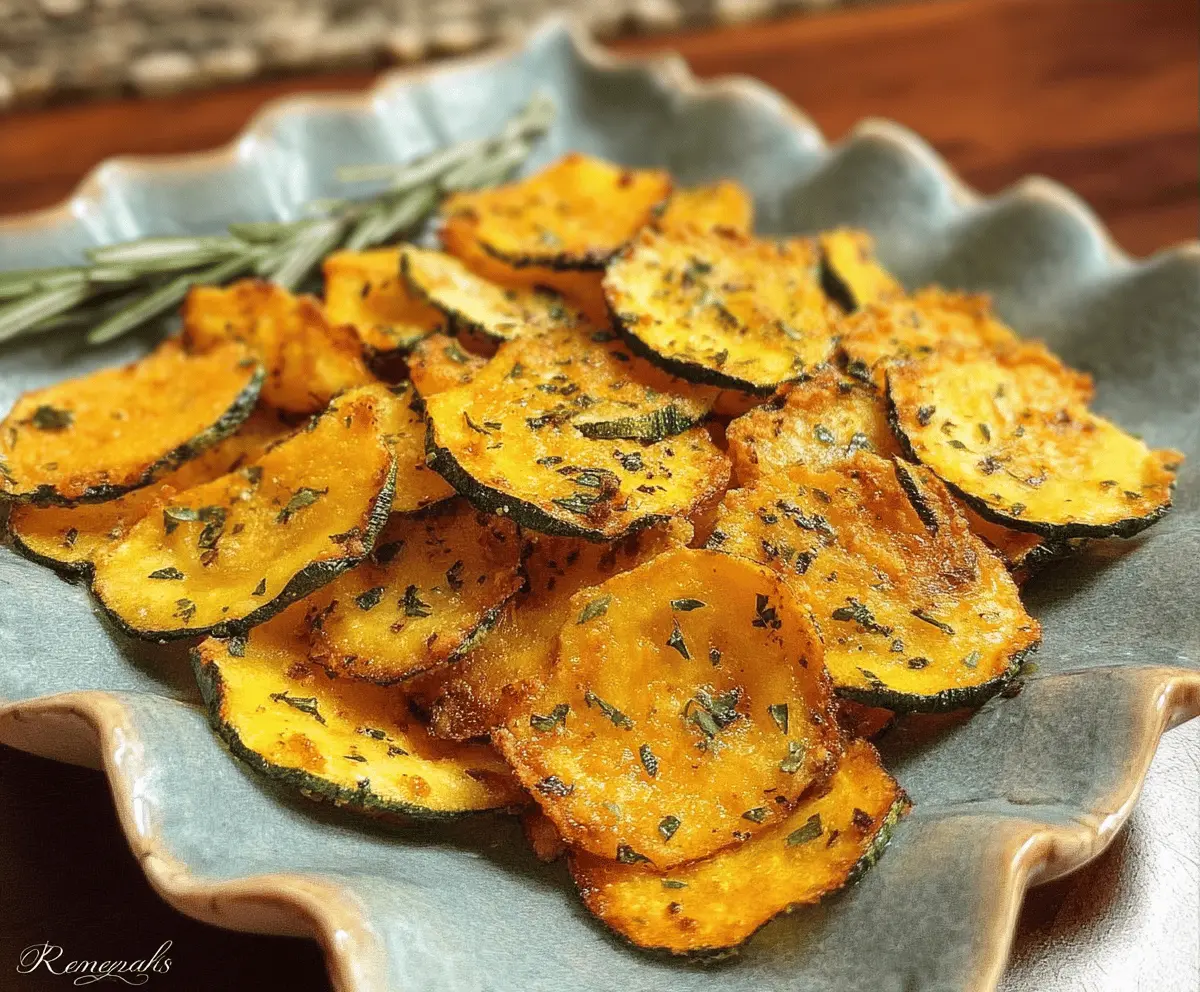 Healthy Baked Zucchini Chips Recipe