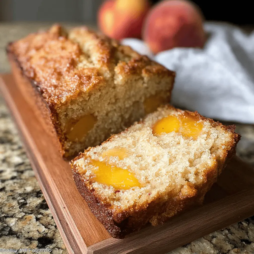 Easy Southern Peach Bread Recipe