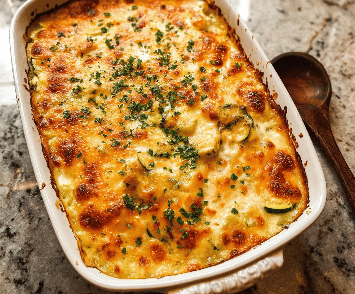 Easy Chicken Zucchini Casserole for Dinner