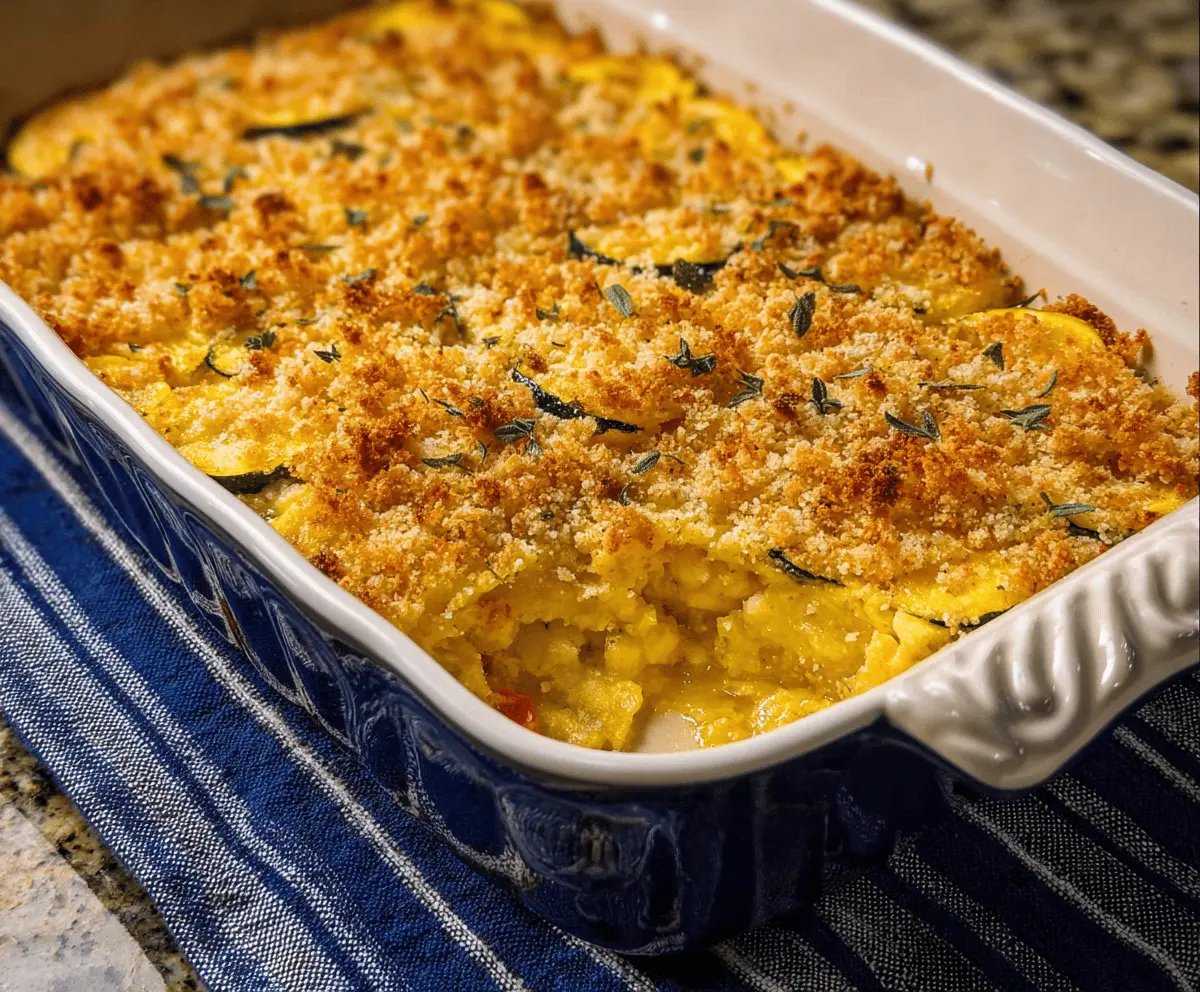 Classic Southern Squash Casserole Recipe