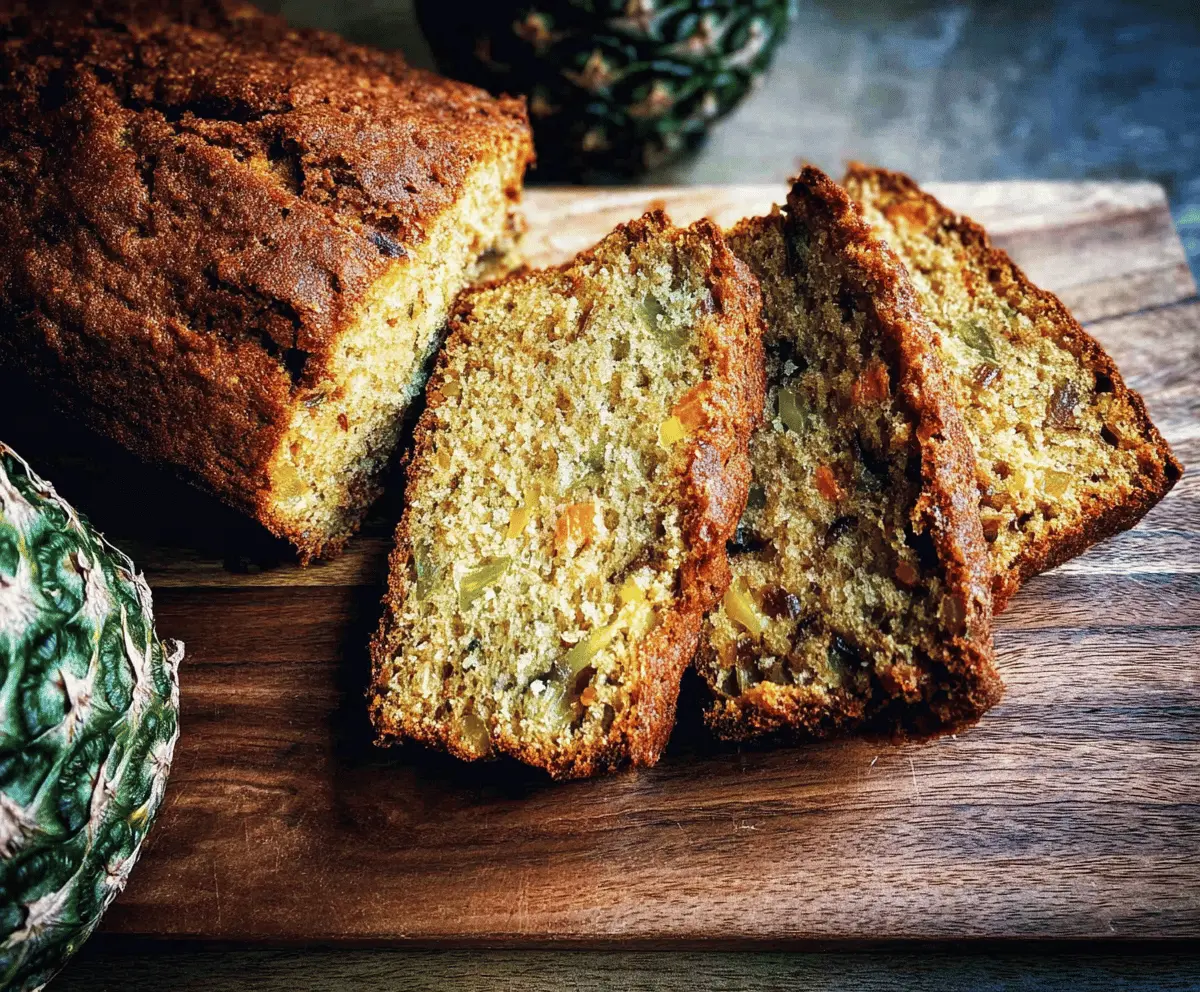 Moist Pineapple Zucchini Bread Recipe