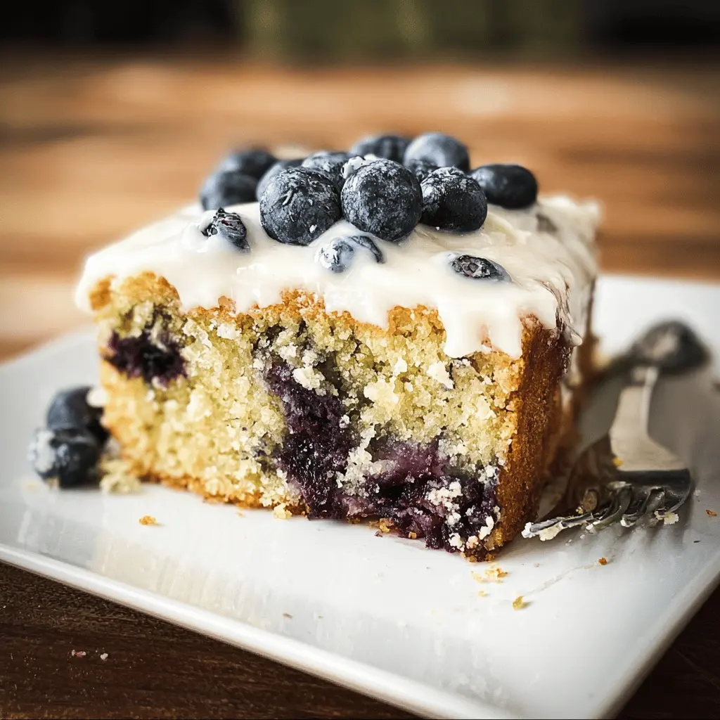 Moist Blueberry Zucchini Cake Recipe