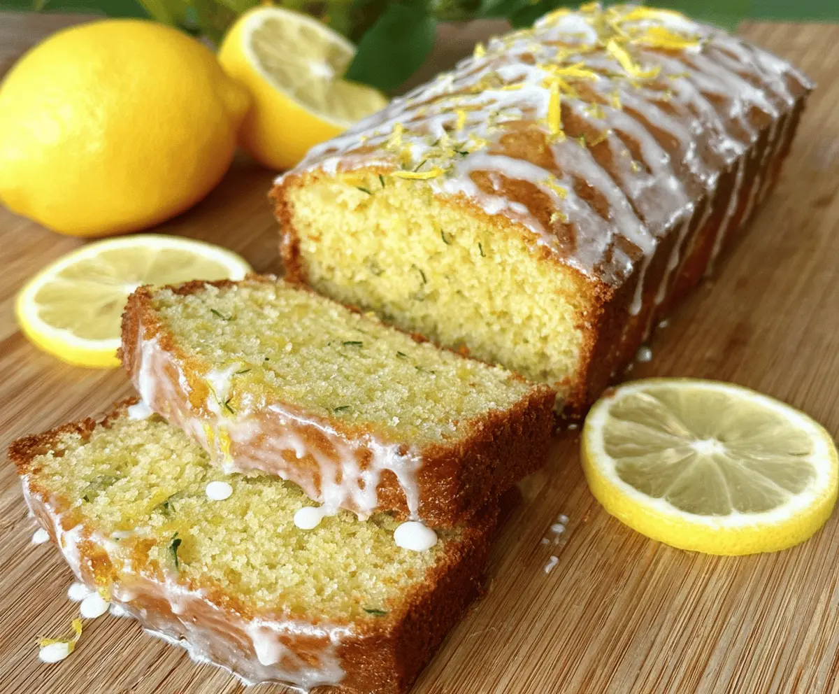 Moist Lemon Zucchini Bread Recipe
