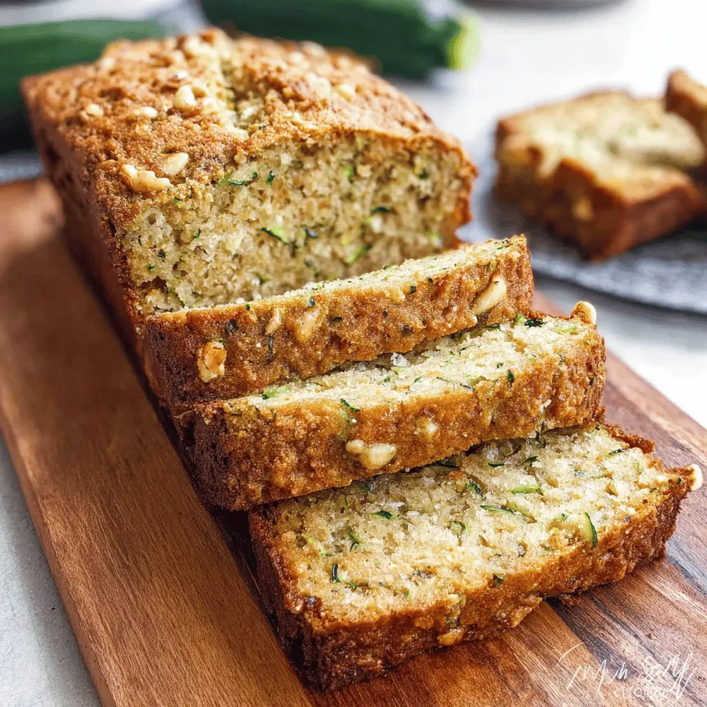 Moist Almond Flour Zucchini Bread Recipe