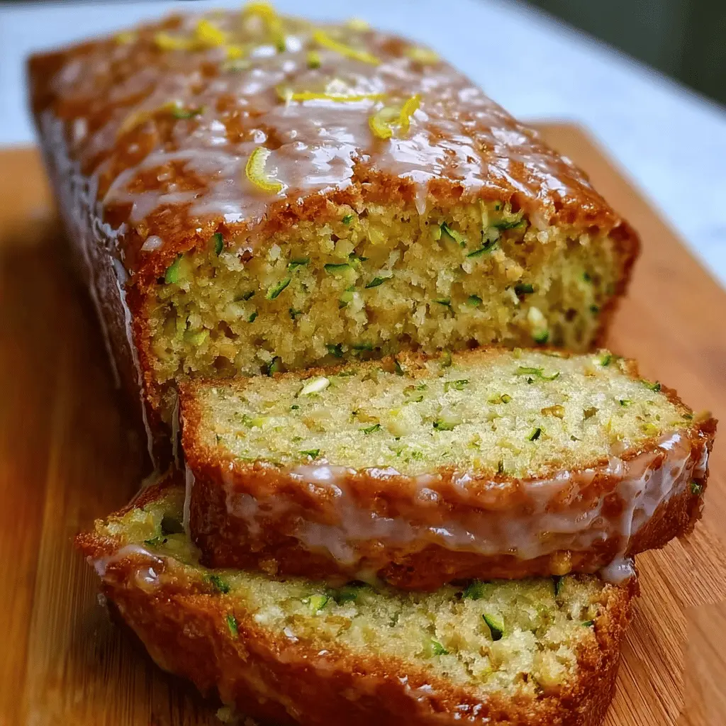 Moist Lemon Zucchini Bread Recipe