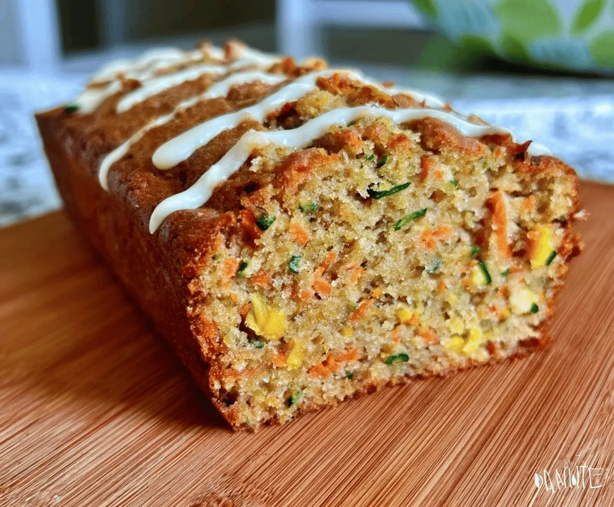 Moist Carrot Apple Zucchini Bread Recipe