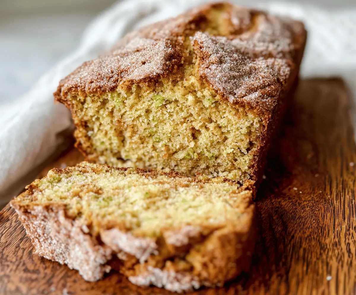 Moist Snickerdoodle Zucchini Bread Recipe
