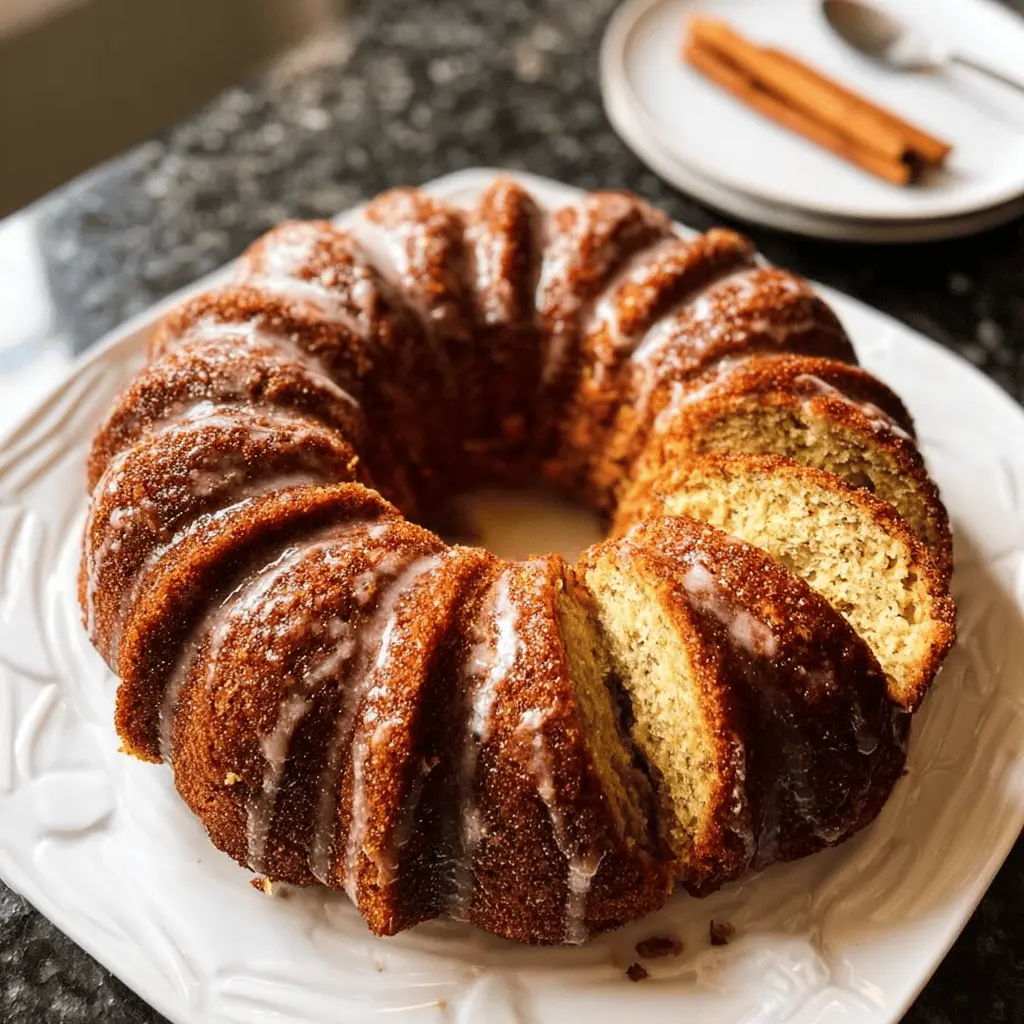 Moist Cinnamon Zucchini Bundt Bread Recipe
