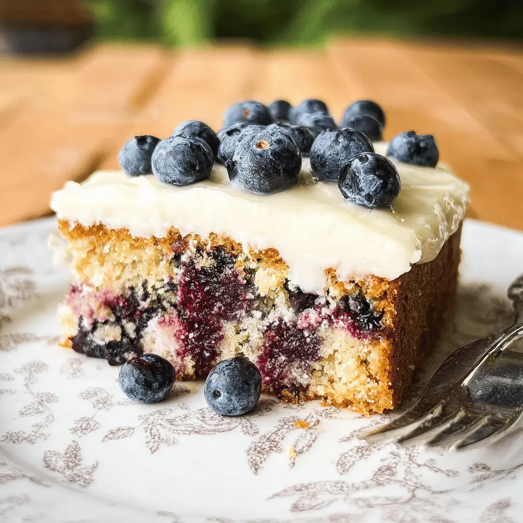 Moist Blueberry Zucchini Cake Recipe