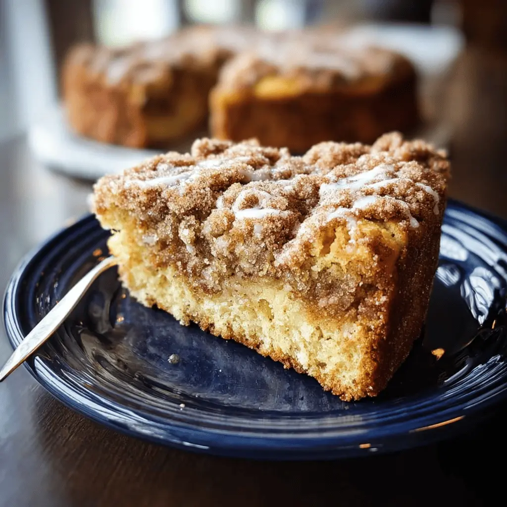 Moist Cinnamon Sugar Zucchini Coffee Cake Recipe