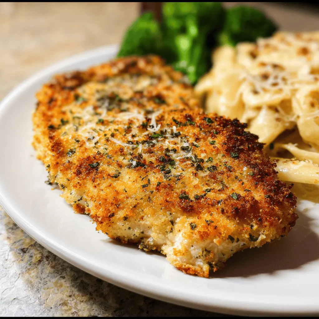 Crispy Parmesan Crusted Chicken Recipe