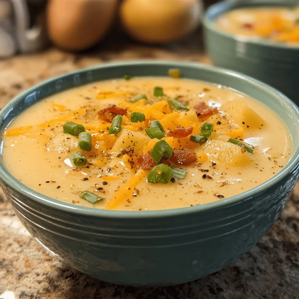 Creamy Crockpot Potato Soup Recipe