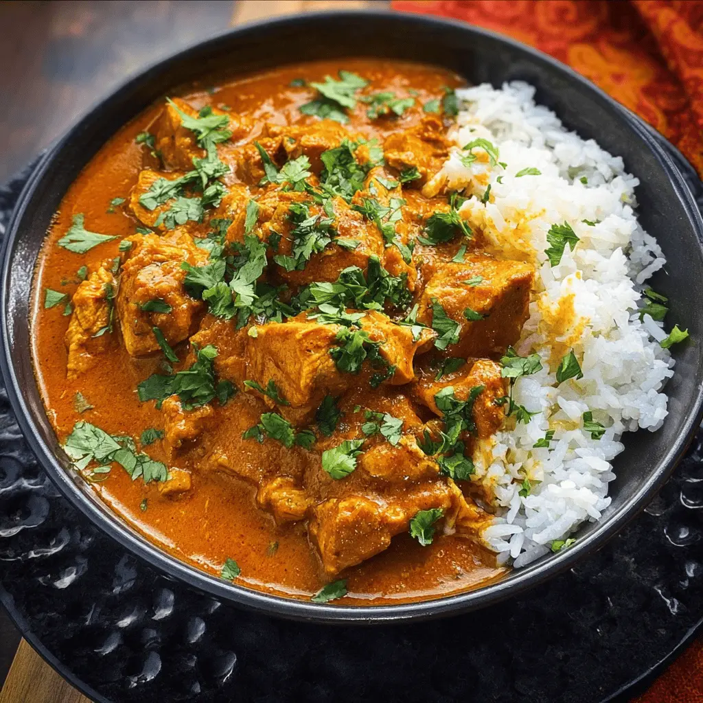 Easy Slow Cooker Indian Butter Chicken Recipe