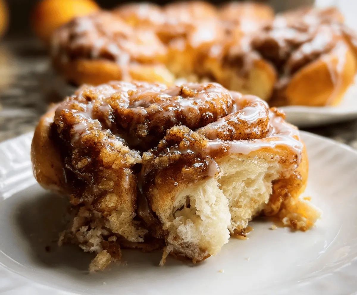 Easy Peach Cobbler Cinnamon Rolls Recipe