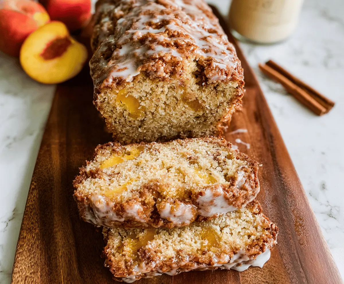 Easy Cinnamon Peach Bread Recipe