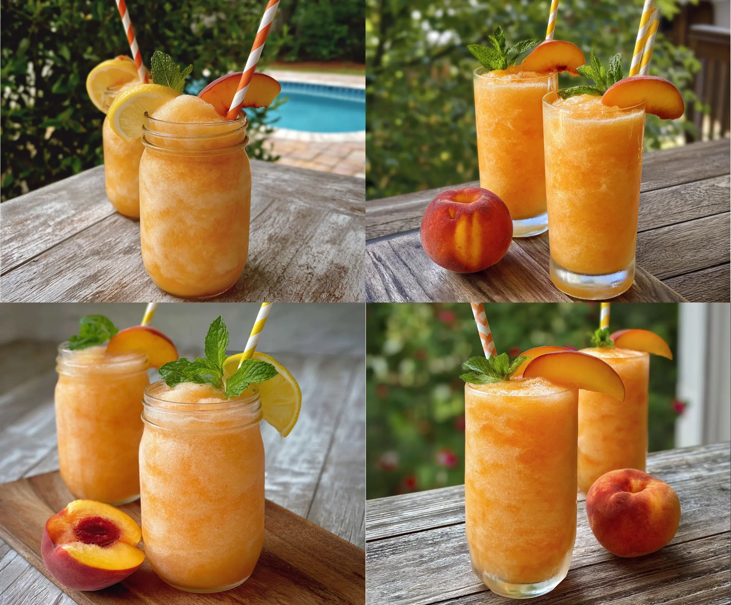 Refreshing Peach Lemonade Slush Recipe