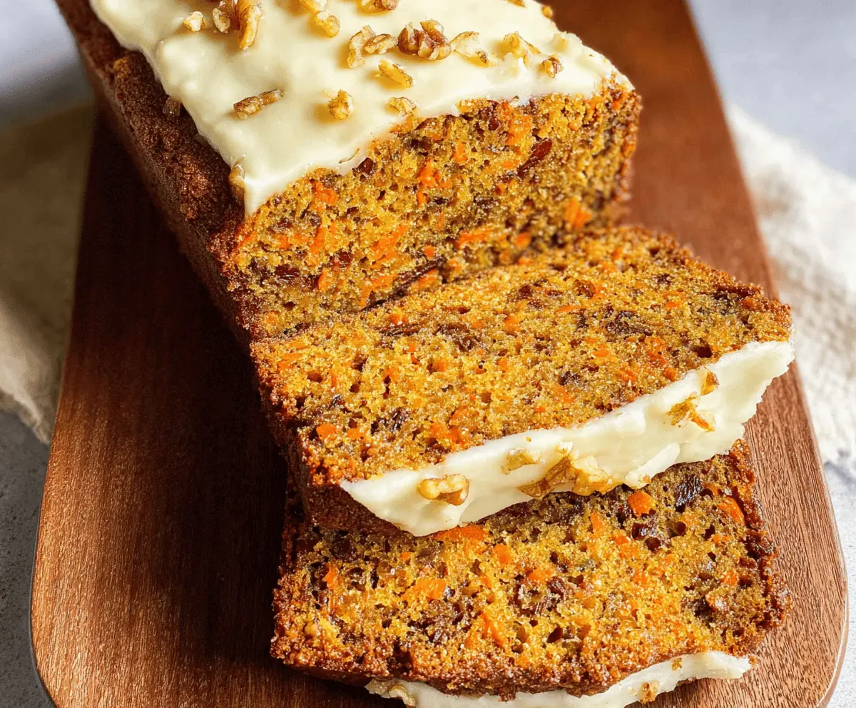 Easy Moist Carrot Bread Recipe