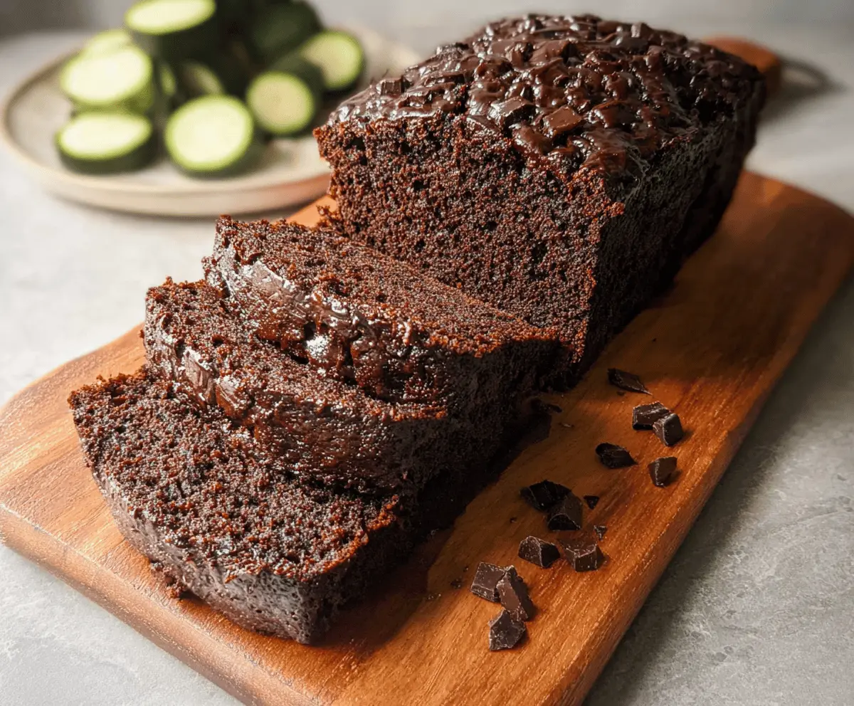 Moist Chocolate Zucchini Bread Recipe