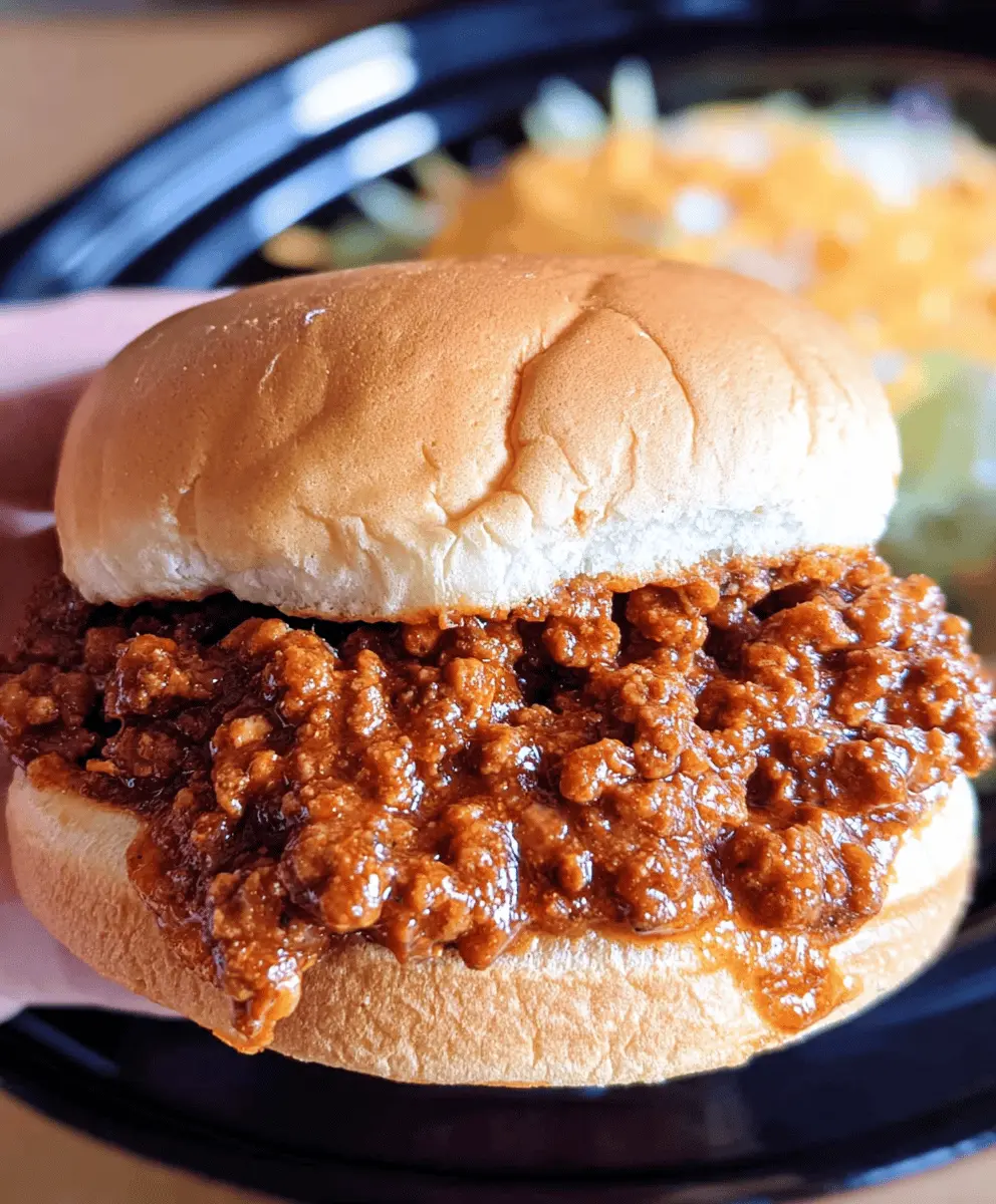 Easy Slow Cooker Sloppy Joes Recipe