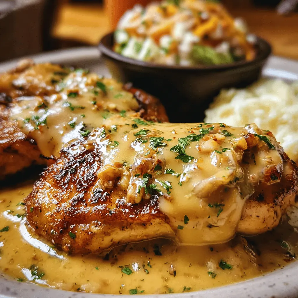 Easy Texas Roadhouse Smothered Chicken Recipe